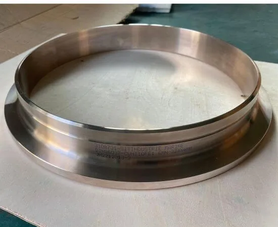Machined copper nickel ring flange