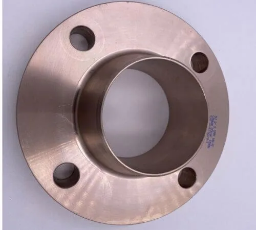 Machined copper nickel 90/10 flange bore and raised face